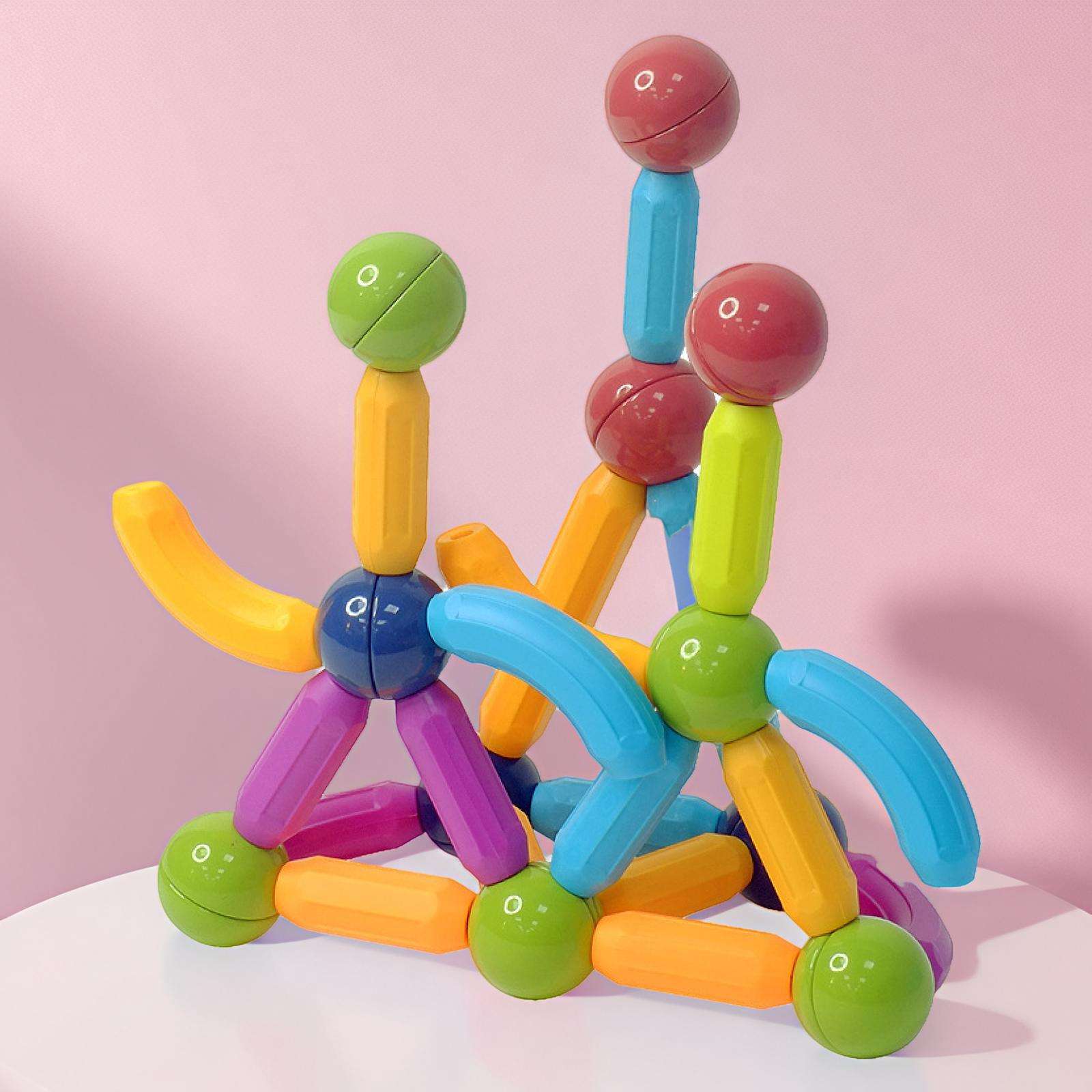 Magnetic Bar Blocks (16, 25, 36, 42, 64 Pieces)