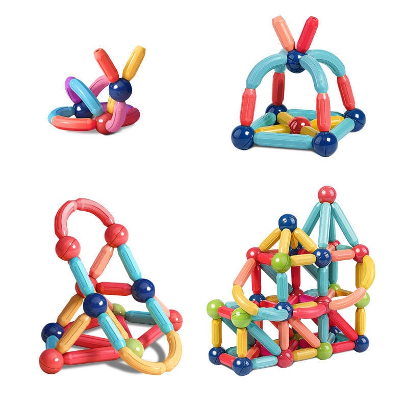 Magnetic Bar Blocks (16, 25, 36, 42, 64 Pieces) - Image 2